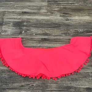 NWT Aerie Neon Pink Off-Shoulder Swim Top